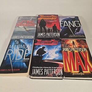 Books of Bestselling Series Maximum Ride by James Patterson Lot Of 6